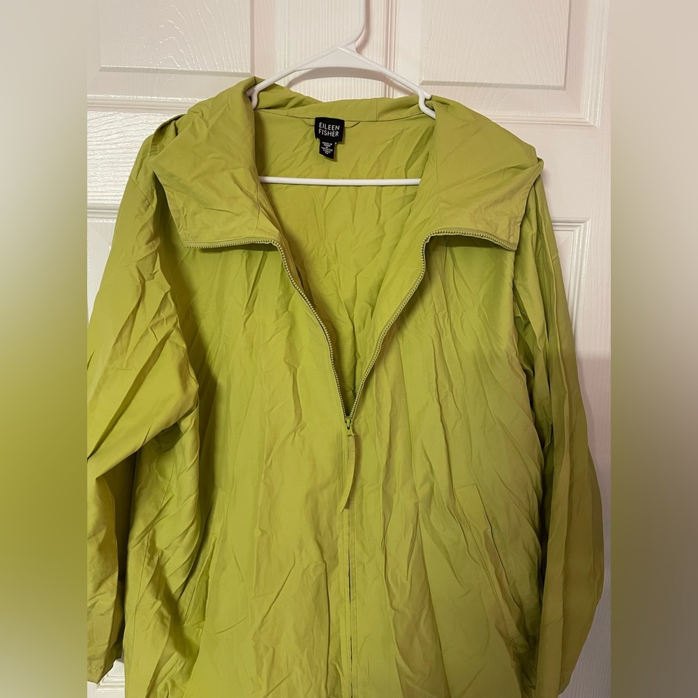Lime Green Eileen Fisher Jacket